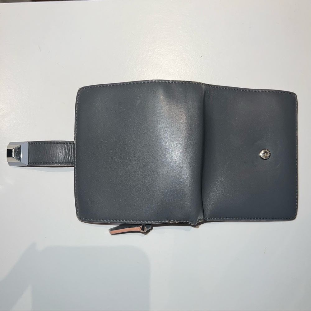 Gray Leather Fendi Bifold Wallet - Picture 8 of 12